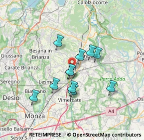 Mappa Via Trento, 23871 Lomagna LC, Italia (5.50545)