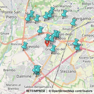Mappa Via Grazia Deledda, 24040 Lallio BG, Italia (2.095)
