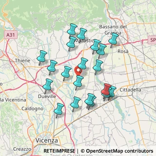 Mappa SP 248, 36060 Sandrigo VI, Italia (6.702)