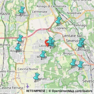Mappa Via Piave, 20824 Lazzate MB, Italia (2.40667)