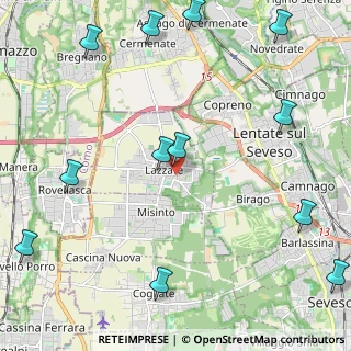 Mappa Via Piave, 20824 Lazzate MB, Italia (2.99833)