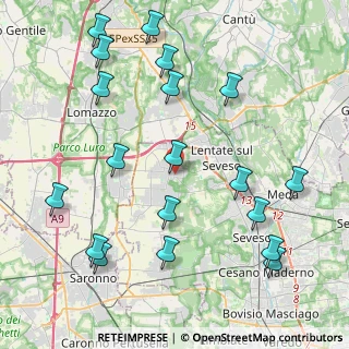 Mappa Via Piave, 20824 Lazzate MB, Italia (4.97)