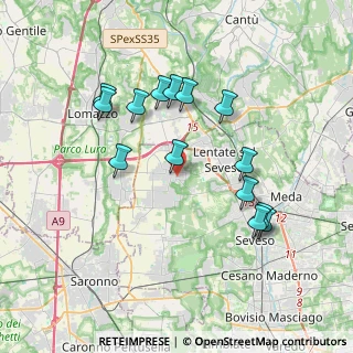 Mappa Via Piave, 20824 Lazzate MB, Italia (3.59214)