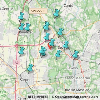 Mappa Via Piave, 20824 Lazzate MB, Italia (3.5975)