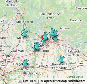 Mappa Via Due Giugno, 24048 Treviolo BG, Italia (9.95091)