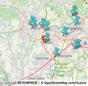 Mappa Via Due Giugno, 24048 Treviolo BG, Italia (4.13333)