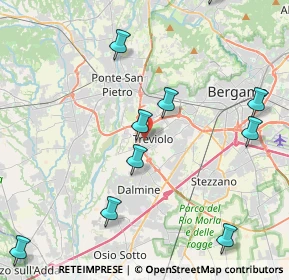 Mappa Via Due Giugno, 24048 Treviolo BG, Italia (5.66333)