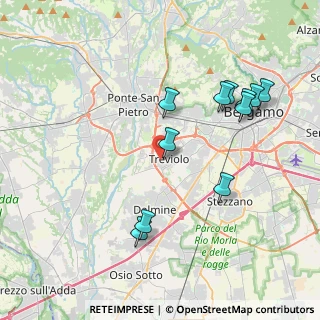Mappa Via Due Giugno, 24048 Treviolo BG, Italia (4.04364)