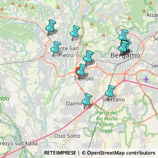 Mappa Via Due Giugno, 24048 Treviolo BG, Italia (4.02214)