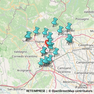 Mappa Via San Rocco, 36030 Montecchio Precalcino VI, Italia (11.499)