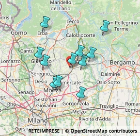 Mappa Via Giuseppe Mazzini, 23871 Lomagna LC, Italia (11.43909)