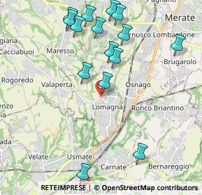 Mappa Via Giuseppe Mazzini, 23871 Lomagna LC, Italia (2.276)