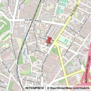 Mappa Via Fabbrini, 4, 21013 Gallarate, Varese (Lombardia)