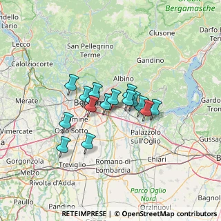 Mappa Via Ca' Bertoncina, 24068 Seriate BG, Italia (9.21125)