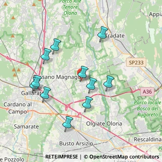 Mappa Via Liserta, 21054 Fagnano Olona VA, Italia (3.77727)