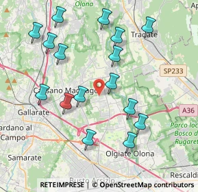 Mappa Via Liserta, 21054 Fagnano Olona VA, Italia (4.14563)