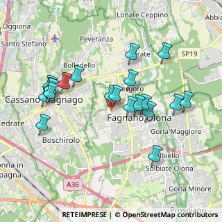 Mappa Via Liserta, 21054 Fagnano Olona VA, Italia (1.8535)