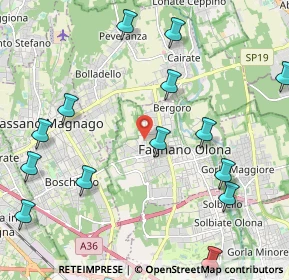 Mappa Via Liserta, 21054 Fagnano Olona VA, Italia (2.74533)
