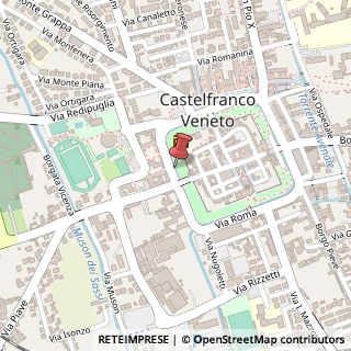 Mappa Via Fabio Filzi, 2B, 31033 Castelfranco Veneto, Treviso (Veneto)