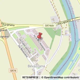 Mappa Via Malignani, 9, 30028 San Michele al Tagliamento, Venezia (Veneto)