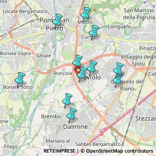 Mappa Via Don Basilio Bravi, 24048 Treviolo BG, Italia (1.94909)