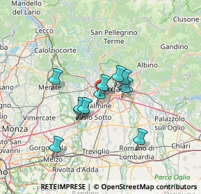 Mappa Piazza Mons. T. Benedetti, 24048 Treviolo BG, Italia (9.95909)