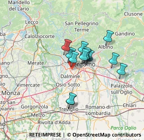 Mappa Piazza Mons. T. Benedetti, 24048 Treviolo BG, Italia (9.63071)