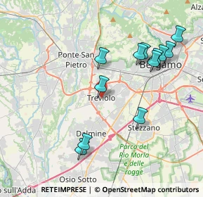 Mappa Piazza Mons. T. Benedetti, 24048 Treviolo BG, Italia (4.07083)