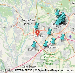 Mappa Piazza Mons. T. Benedetti, 24048 Treviolo BG, Italia (4.5045)