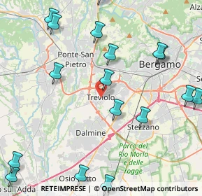 Mappa Piazza Mons. T. Benedetti, 24048 Treviolo BG, Italia (5.74316)
