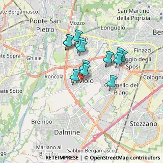 Mappa Piazza Mons. T. Benedetti, 24048 Treviolo BG, Italia (1.41286)