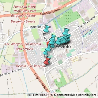 Mappa Via Guglielmo Marconi, 24048 Treviolo BG, Italia (0.2705)
