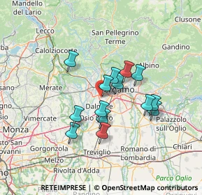 Mappa Via Guglielmo Marconi, 24048 Treviolo BG, Italia (10.67857)