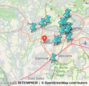 Mappa Via Guglielmo Marconi, 24048 Treviolo BG, Italia (3.66063)