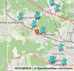 Mappa 21011 Casorate Sempione VA, Italia (2.49182)