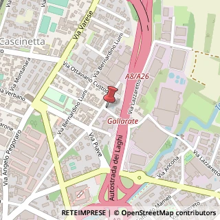 Mappa Via Cascinetta, 3, 21013 Gallarate, Varese (Lombardia)