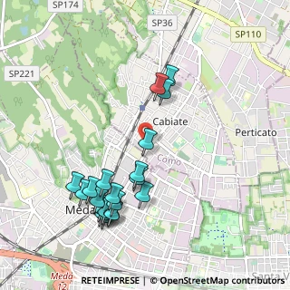 Mappa Via Pola, 22060 Cabiate CO, Italia (1.0675)
