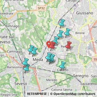 Mappa Via Pola, 22060 Cabiate CO, Italia (1.62643)
