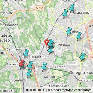 Mappa Via Pola, 22060 Cabiate CO, Italia (2.42)