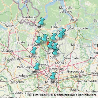 Mappa Via Pola, 22060 Cabiate CO, Italia (10.19)