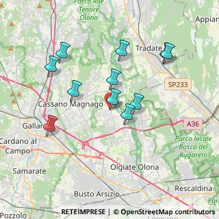 Mappa Via Trento, 21054 Fagnano Olona VA, Italia (3.53455)