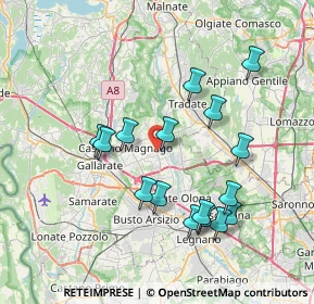 Mappa Via Trento, 21054 Fagnano Olona VA, Italia (7.25188)