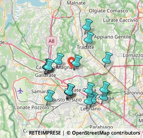 Mappa Via Trento, 21054 Fagnano Olona VA, Italia (6.81056)