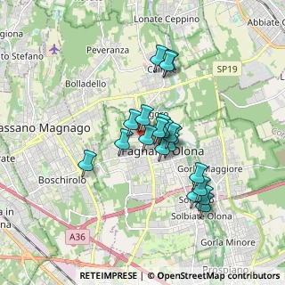 Mappa Via Trento, 21054 Fagnano Olona VA, Italia (1.358)