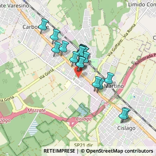 Mappa Via Luigi Galvani, 22076 Mozzate CO, Italia (0.6955)