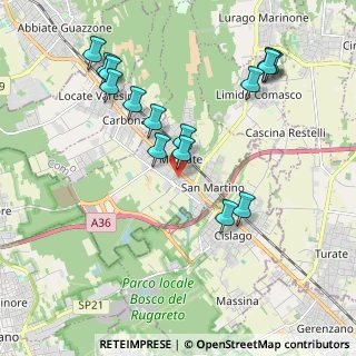 Mappa Via Enrico Fermi, 22076 Mozzate CO, Italia (2.056)