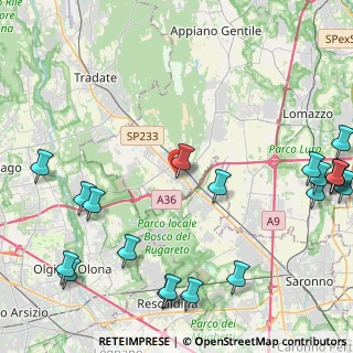 Mappa Via Enrico Fermi, 22076 Mozzate CO, Italia (6.199)