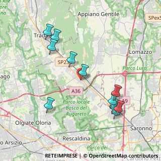 Mappa Via Enrico Fermi, 22076 Mozzate CO, Italia (4.16636)