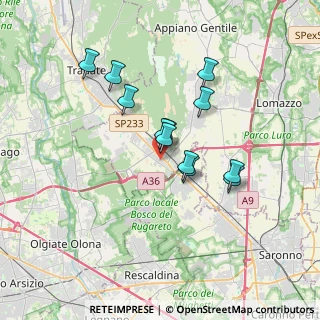Mappa Via Luigi Galvani, 22076 Mozzate CO, Italia (2.815)