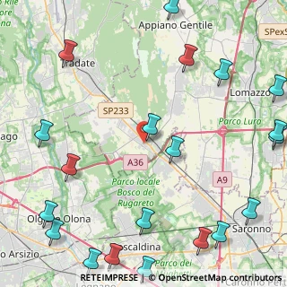 Mappa Via Enrico Fermi, 22076 Mozzate CO, Italia (6.5495)